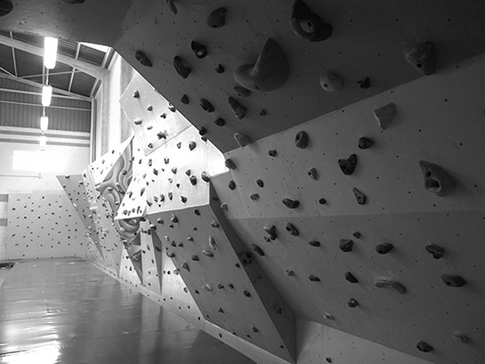 Sala de entrenamiento para escalada